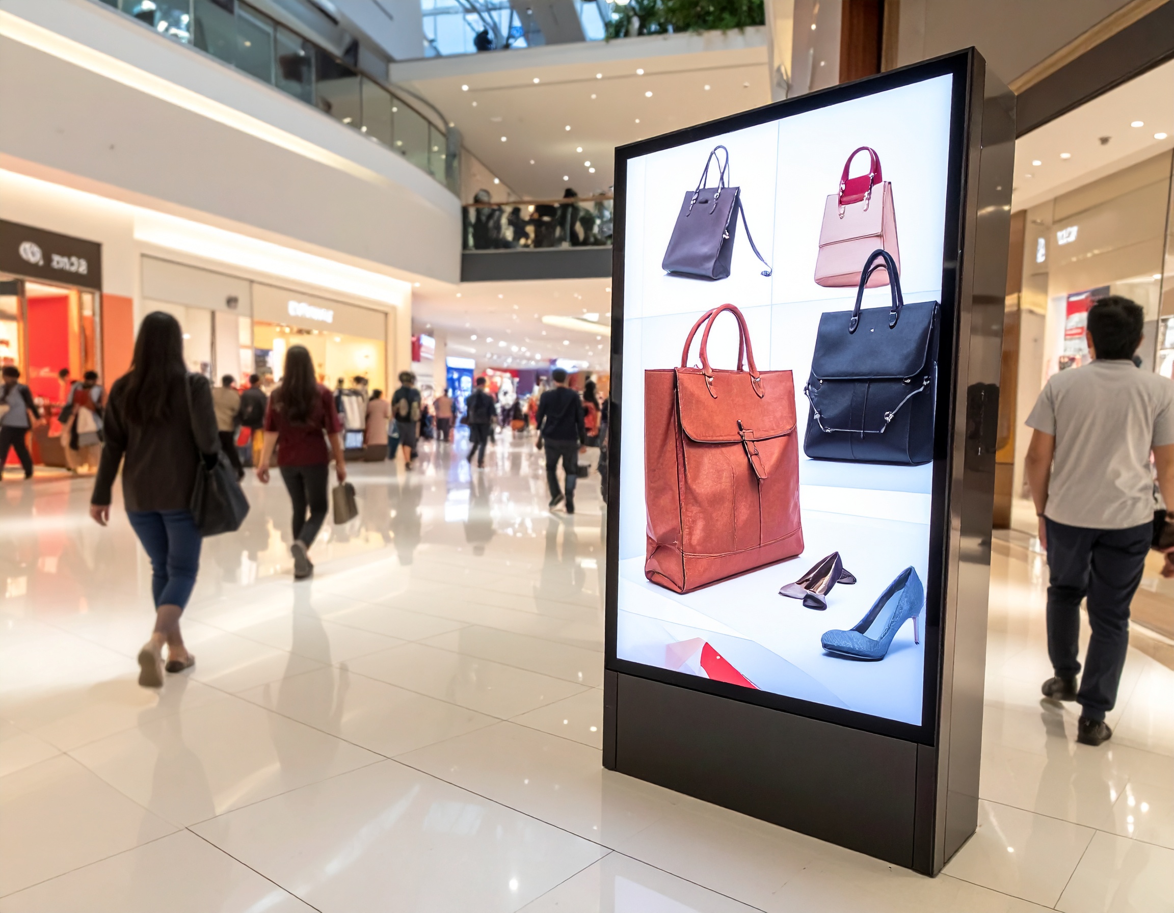 デジタルサイネージの輝度・解像度をどう選ぶか